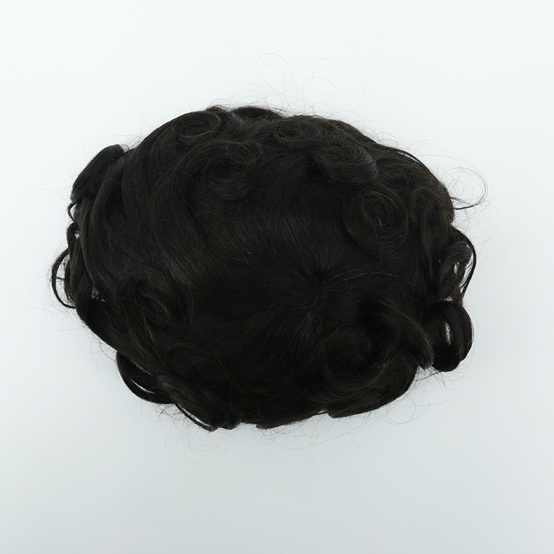 Full lace 8x10 1B toupee upside