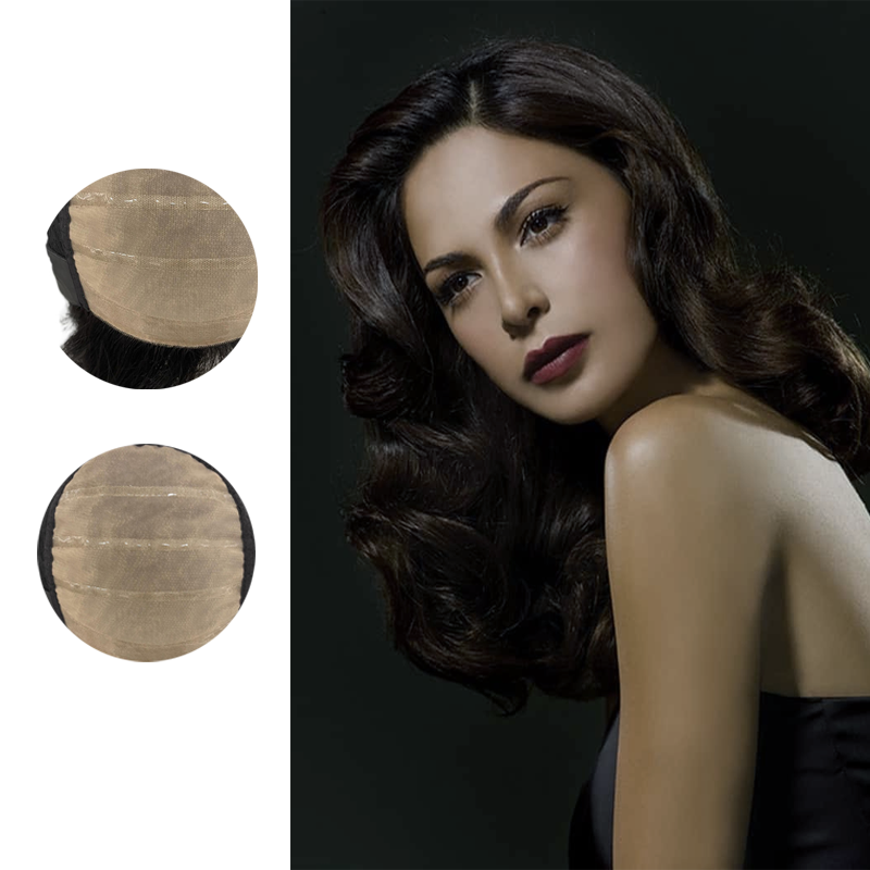 2. medical wigs 20220905 1 Silicone Strip 12.5" Silk Base Wigs Half Hand Tied Weft Wig Human Hair Virgin Chinese Remy Hair Straight Long Hair