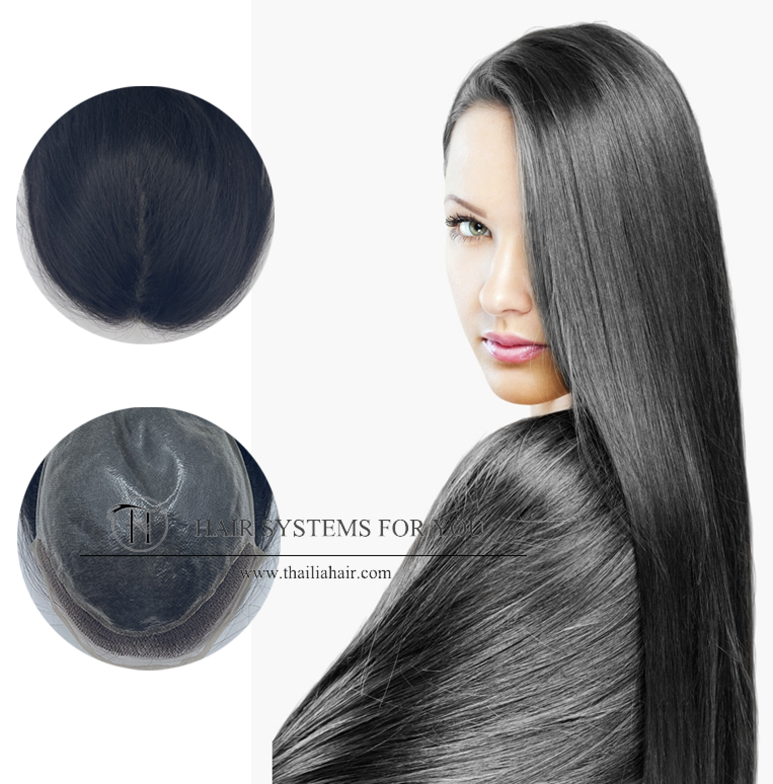 5. BIO lace front hair topper BIO lace front human hair topper