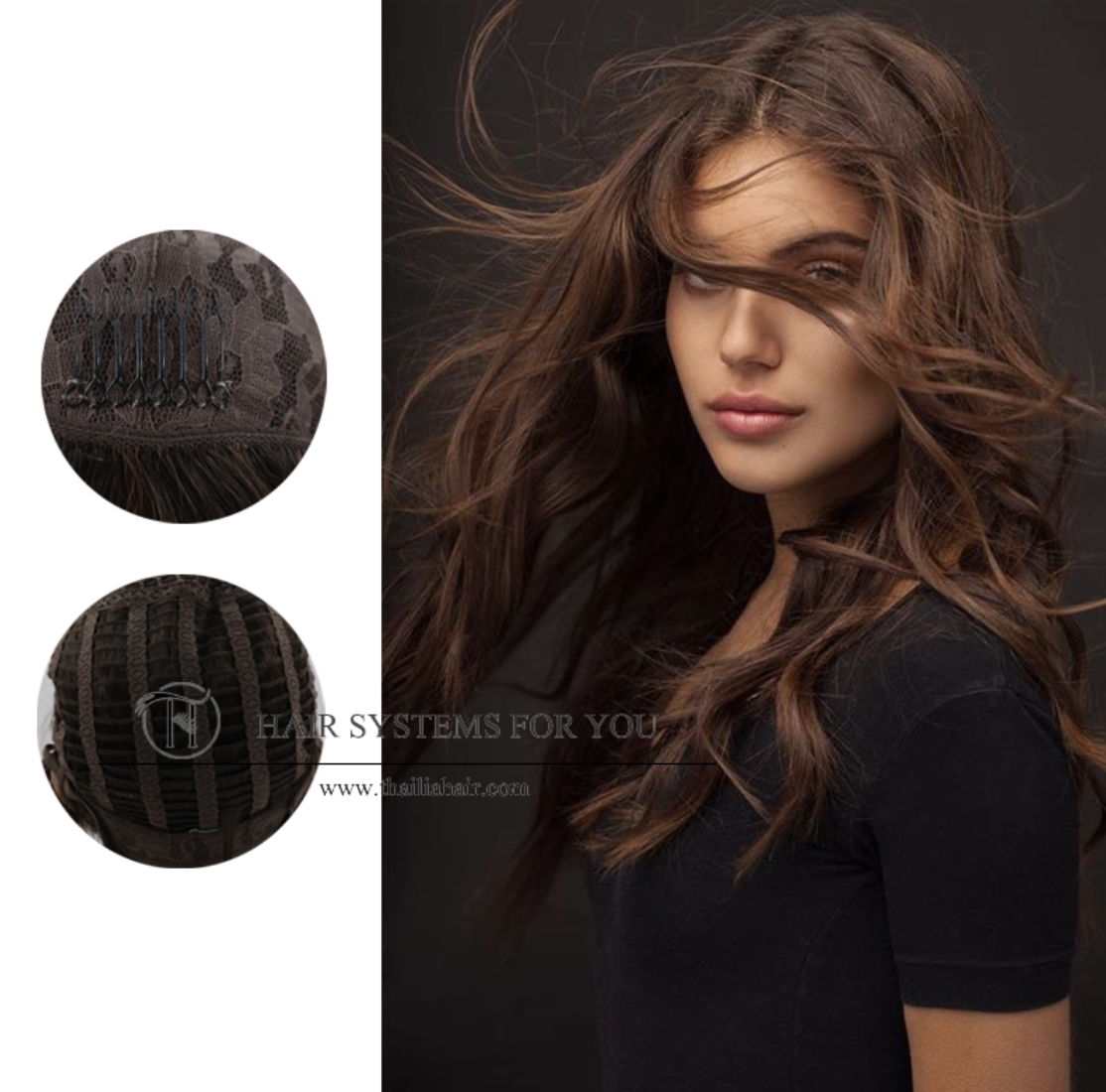 Jewish wigs silk top with wefts