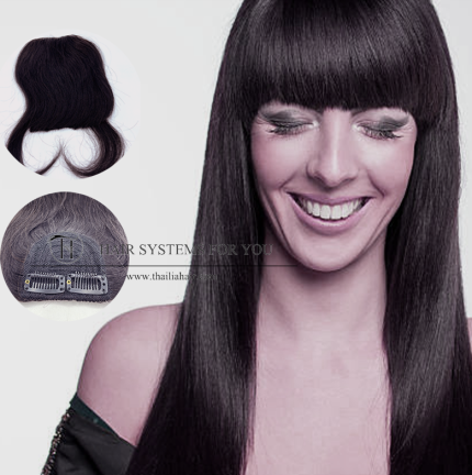 Clip On Bangs Human Hair Bangs Hair Topper One Piece Clip In Hair Fringe